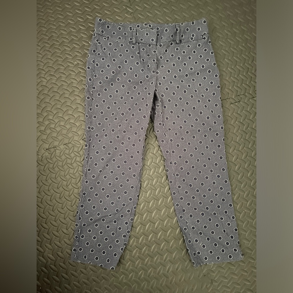 Navy capri slacks